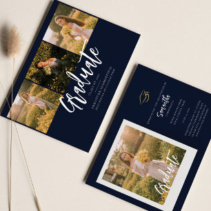 Anúncio de Colagem de Fotos de Graduação 2025