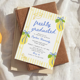 Anúncio de Conclusão de Curso de Limão Recém-Forma