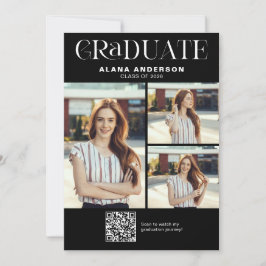 Anúncio de Conclusão de Curso em QR Code Vídeo com