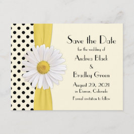 Anúncio de Confirmação de Data Shasta Daisy Polka 
