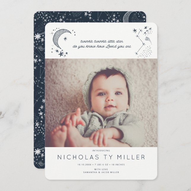 Anúncio de Constellação Escrita nas Estrelas (Frente/Verso)