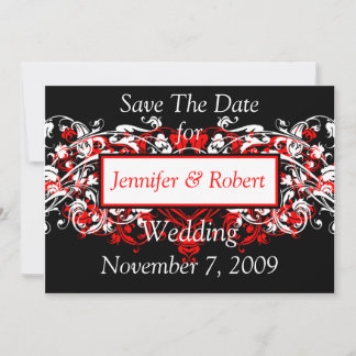 Anúncio de Convite de Noivado Save The Date