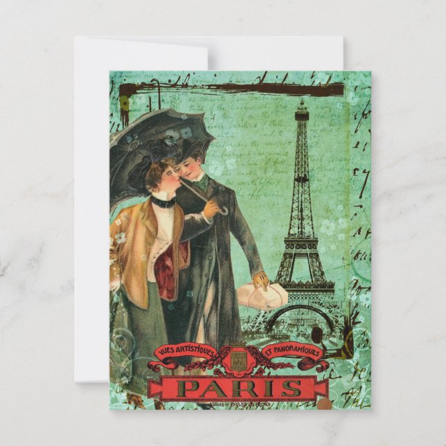 Anúncio de Convite em Paris (Frente)