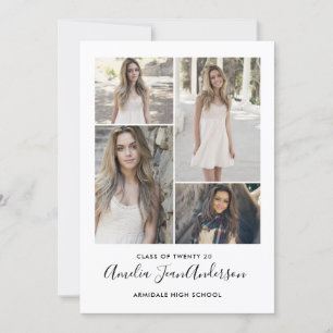 Anúncio de convite para apresentação de fotos mode
