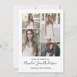 Anúncio de convite para apresentação de fotos mode