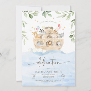 Anúncio de Convite para Dedicação de Arca de Noah