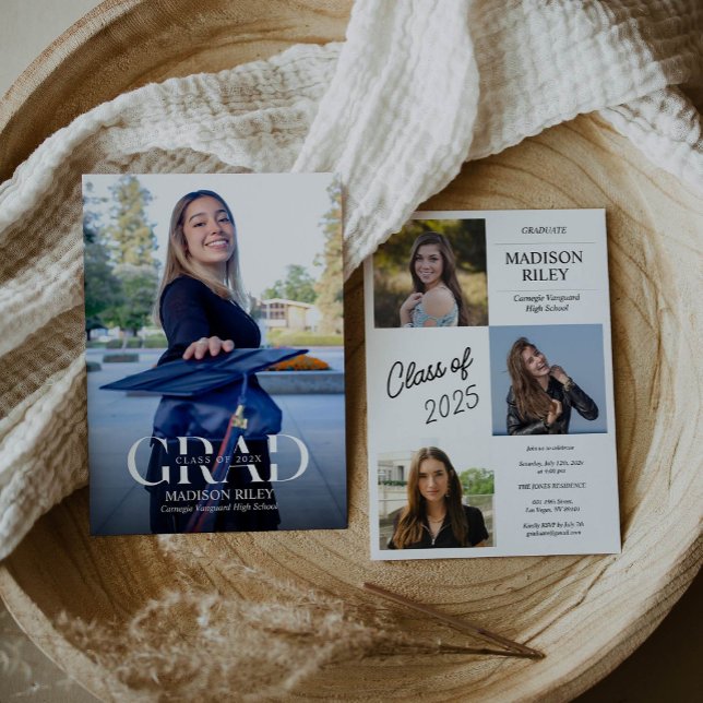 Anúncio de convite para Festa de formatura de foto (Criador carregado)