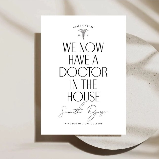 Anúncio de Convite para Graduação Médica (Front)