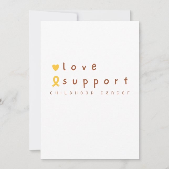 anúncio de convite para o cancer de infância (Frente)