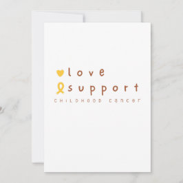 anúncio de convite para o cancer de infância