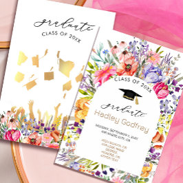 Anúncio de Convite para Primavera de Flor Selvagem