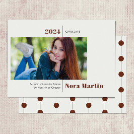 Anúncio de Creme Auburn de Graduação de Foto Simpl