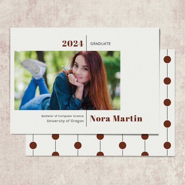 Anúncio de Creme Auburn de Graduação de Foto Simpl (Criador carregado)