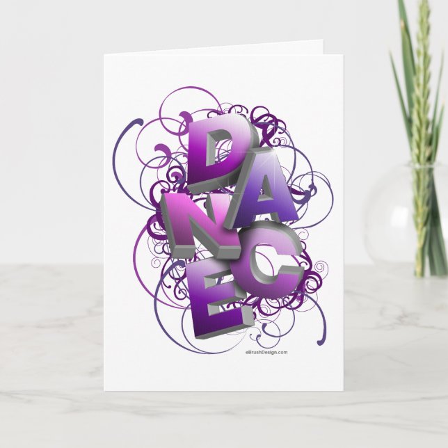 Anúncio de dança 3D (Verão) (Frente)