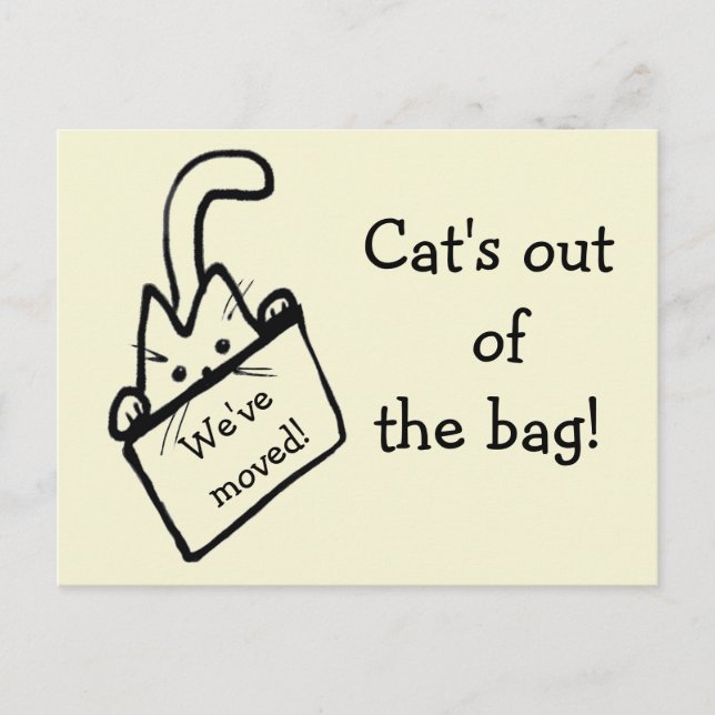 Anúncio de Desenho de Gato de Cartoon Bonito (Frente)