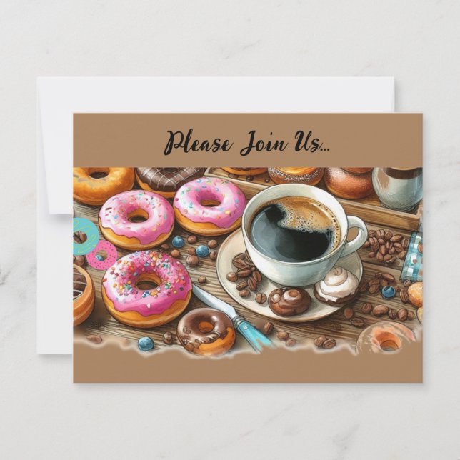 Anúncio de Donuts e Café Decadentes (Frente)