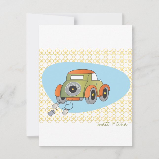 Anúncio de Elopement e Convite de Celebração (Frente)