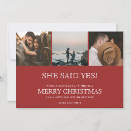 Anúncio de Envio de Fotos de Natal Três