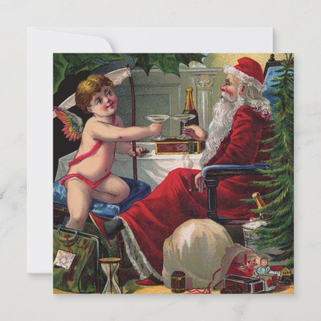 Anúncio de Feliz Natal e Ano Novo (Frente)