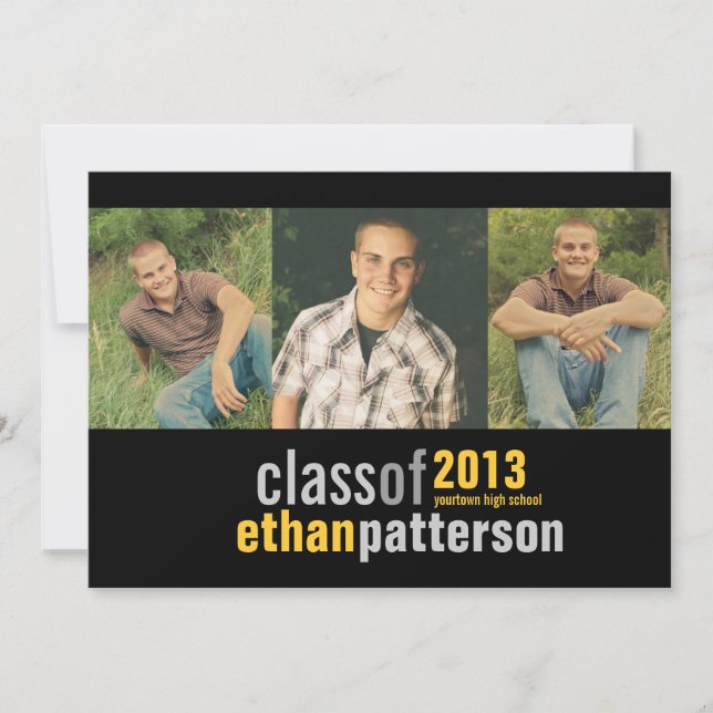 Anúncio de Festa de formatura de Fotografias do Bo (Frente)