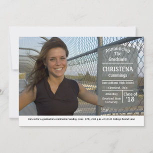 Anúncio de Festa de formatura encantador