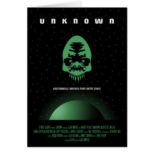Anúncio De Filme De Horror Sci-Fi, Desconhecido