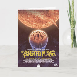 Anúncio De Filme De Horror Sci-Fi, O Planeta Rosta