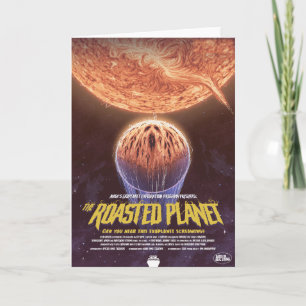 Anúncio De Filme De Horror Sci-Fi, O Planeta Rosta