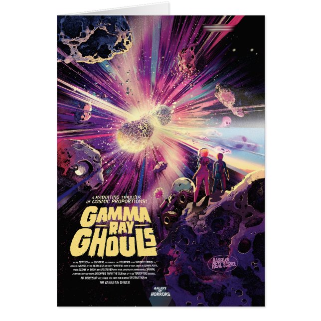 Anúncio de Filme de Horror SciFi, Gamma Ray Ghouls (Frente)
