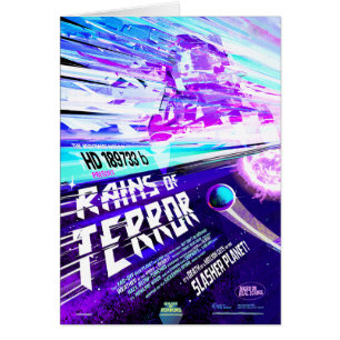 Anúncio de Filme de Terror de Ficção Científica, C