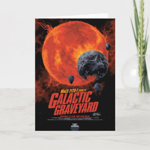 Anúncio de Filme de Terror Sci-Fi, Cemitério Galác