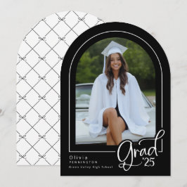 Anúncio de Formando Classic Black White Photo 2025