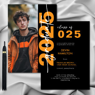 Anúncio de Formando da Tipografia Laranja Moderna 