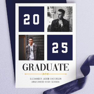 Anúncio de Formando de Colagem de Fotos Moderna do