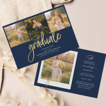 Anúncio de Formando de Colagem de Fotos para Gradu