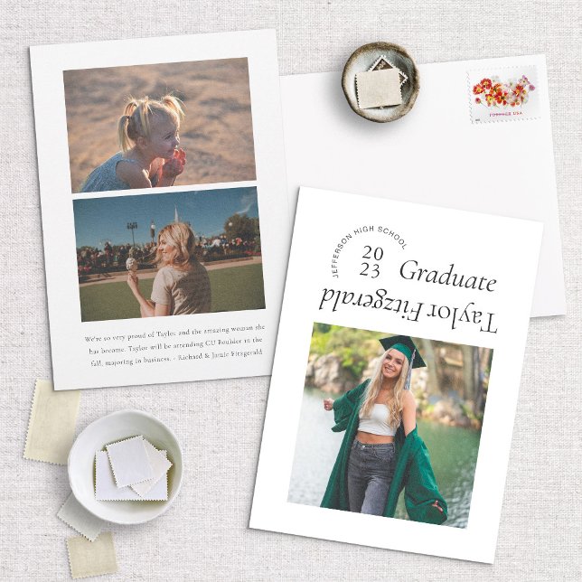 Anúncio de Formando de Foto de Tendência Mínima Mo (Criador carregado)