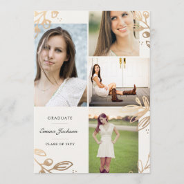 Anúncio de Formando de Foto do Dourado Leaves 4