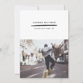 Anúncio de Formando de Linha Minimalista Moderno