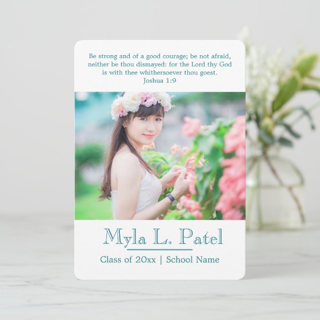 Anúncio de Formando Fotográfico na Escritura Crist (Em pé/Frente)