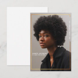 Anúncio de Formatação de Fronteira Dourada Simples