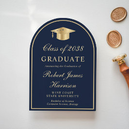 Anúncio de Formatação Dourada Azul em Arch Photo