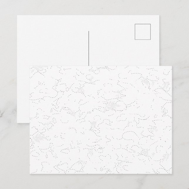 Anúncio de Formatura Branco Elegante (Frente/Verso)