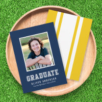 Anúncio de Formatura com Foto de Cor Personalizada