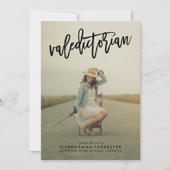 Anúncio de Formatura com Foto do Orador 1 (Frente)