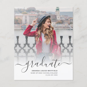 Anúncio de Formatura com Foto para Graduados 2024