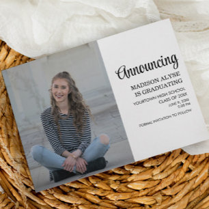 Anúncio de Formatura com Foto Personalizada