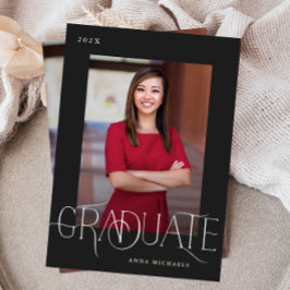 Anúncio de Formatura com Foto Tipo Dois Elegante