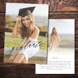 Anúncio de Formatura com Foto Tipografia Moderna 2