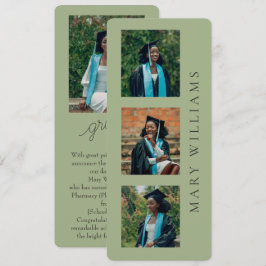 Anúncio de Formatura com Fotos e Texto Personalizá