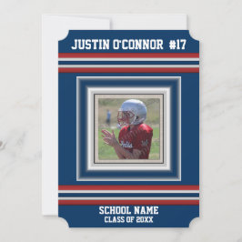 Anúncio de Formatura com Listras de Esportes em Eq
